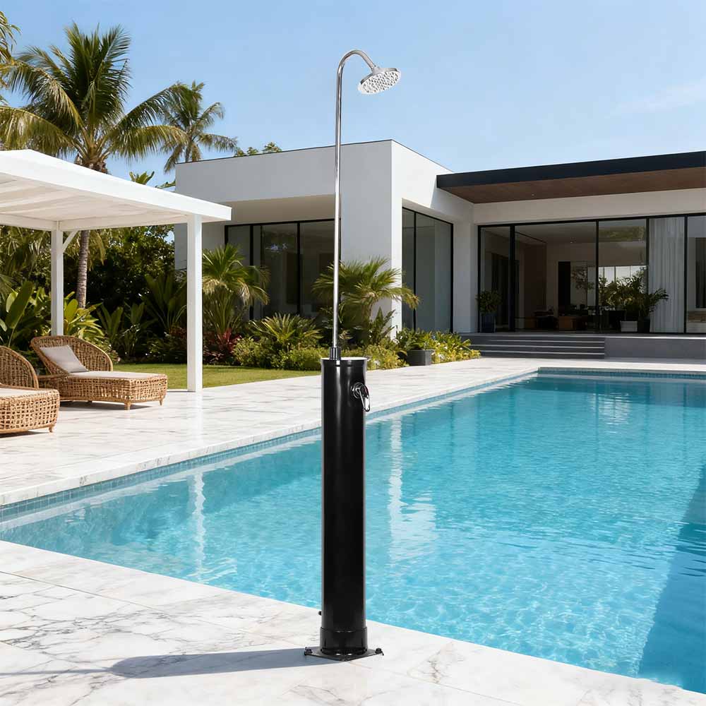 LY18L01-B 18L ラウンドボディ屋外ガーデンプールソーラーシャワー