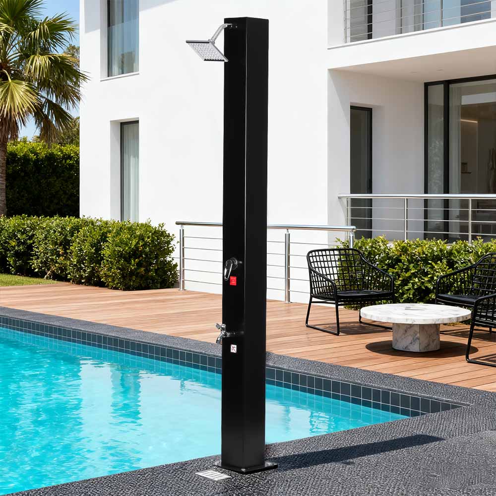 LY35L04-SS 大容量屋外ソーラーシャワー