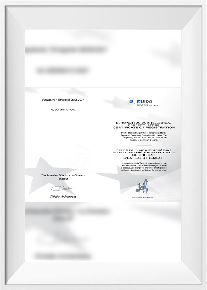 EU意匠証明書